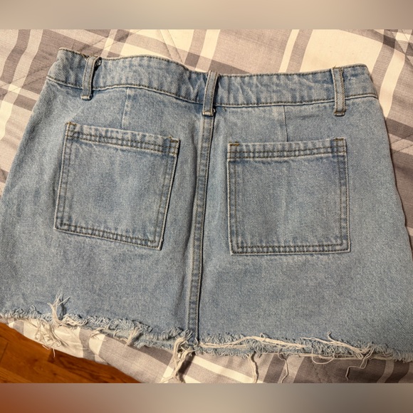 Edikted Light Blue Denim Skirt - Picture 3 of 3